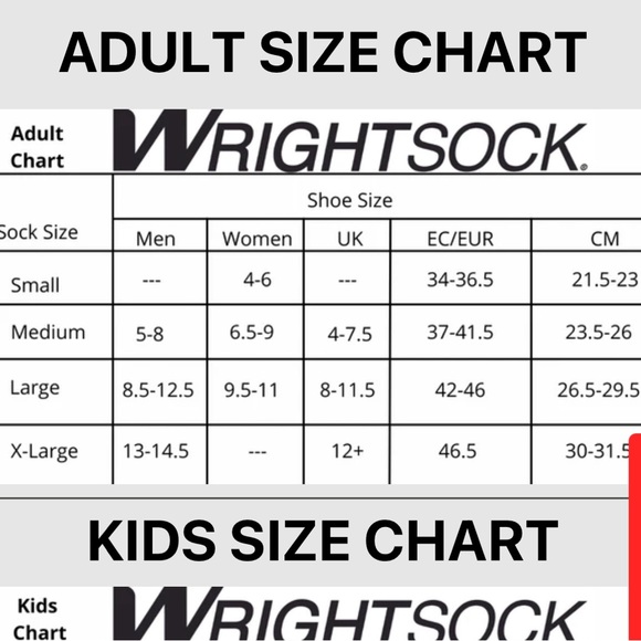 NWT WRIGHTSOCK COOLMESH II TAB ANTI BLISTER SYSTEM pick - Picture 4 of 4